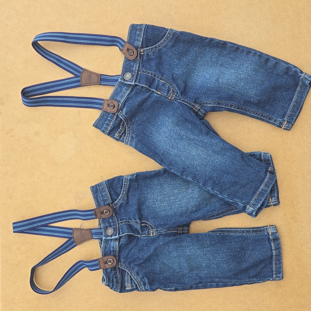 Matching Set of 2 Jeans with Suspenders